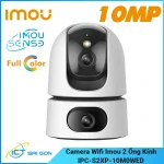 Camera wifi Imou 2 ống kính quay quét 10MP IPC-S2XP-10M0WED - Xoay 355°, Phát Hiện Người, Đàm Thoại 2 Chiều