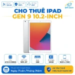 Cho Thuê iPad Gen 9 10.2 inch Wi-Fi 64GB