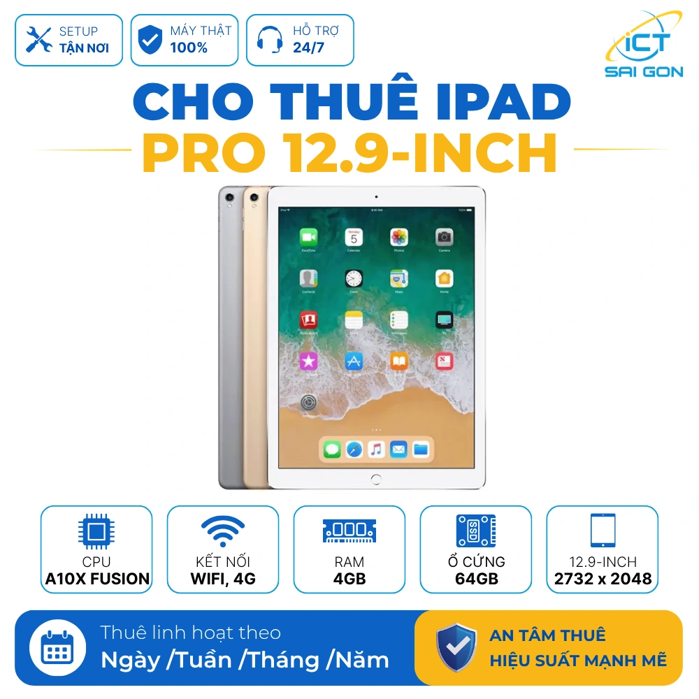 Cho thuê Ipad Pro 12.9 inch