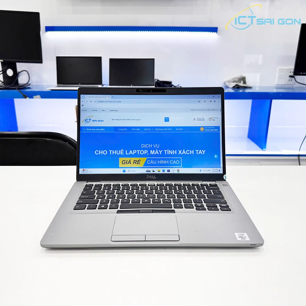 Cho thuê laptop Dell Latitude 5410 / i5-10310U / 16GB / 256GB / 14 inch FHD / Kết nối: WiFi, Bluetooth