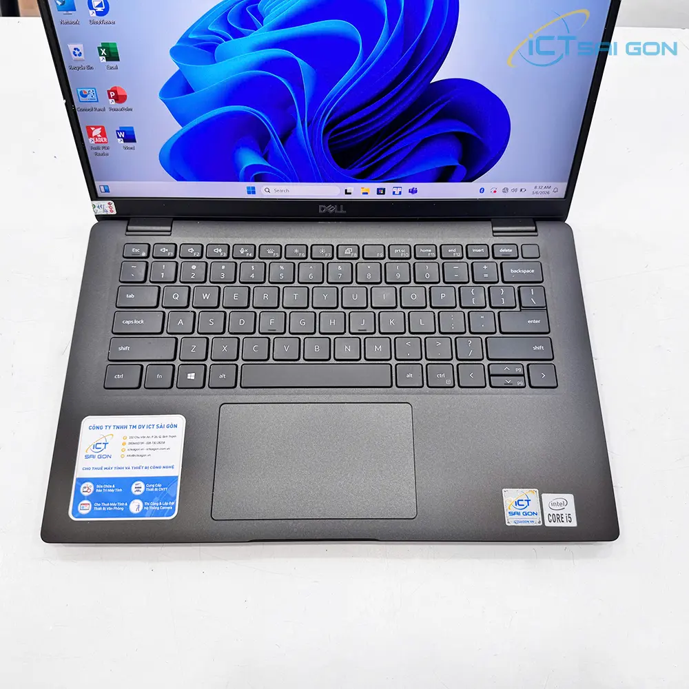 Cho thuê laptop Dell Latitude 7410, Core™ i5-10310U, Ram 16GB, SSD 256GB, Màn hình 14" FHD, IPS, Wifi 6, Win 10