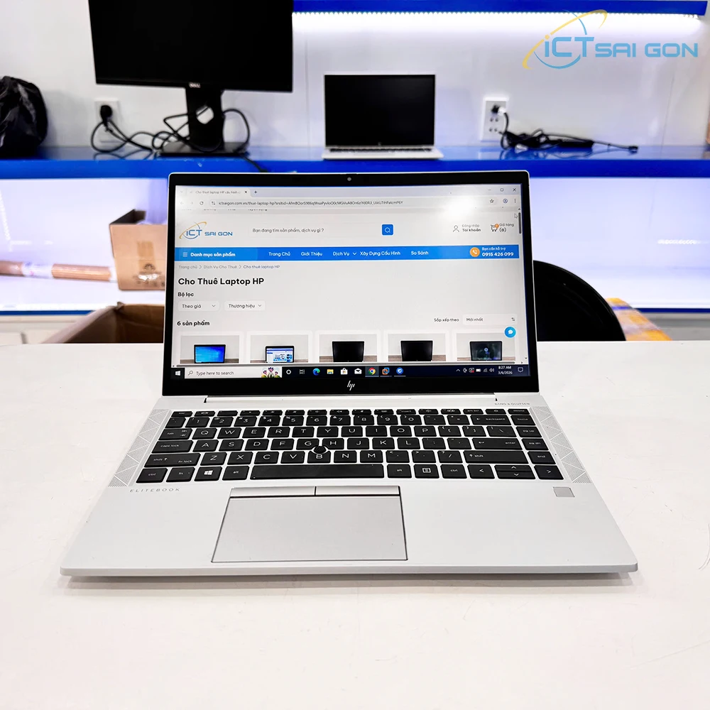 Cho thuê Laptop HP Elitebook 840 G7, Core™ i7-10610U, Ram 16GB, SSD 512GB, Màn hình 14" FHD, IPS, Wifi 6, Win 10