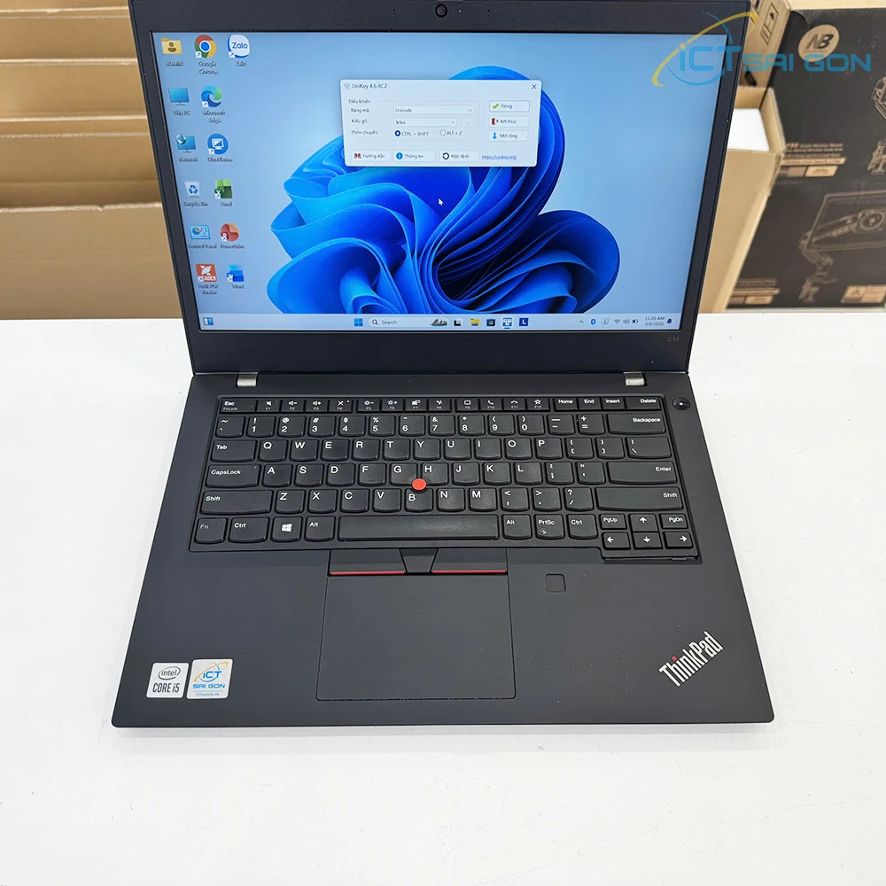 Cho thuê laptop Lenovo Thinkpad L14 core i5-10310u, RAM 16GB DDR4, SSD 256GB NVMe,  màn 14" FHD