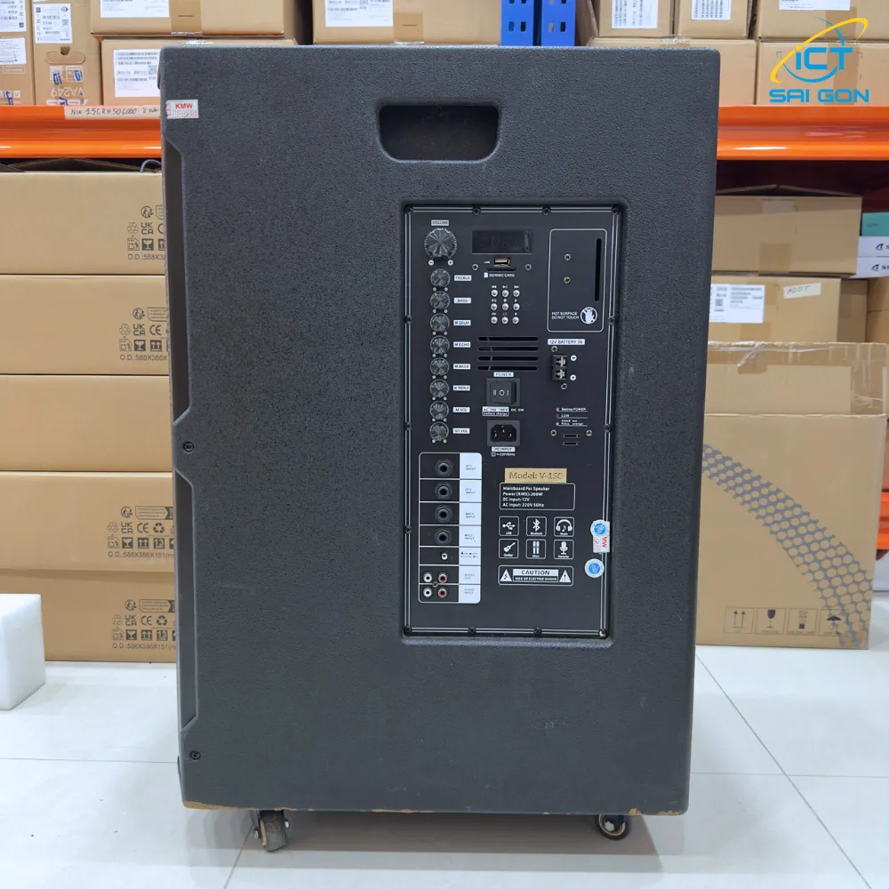 Cho thuê Loa kéo 700W Công suất lớn 4 tấc đôi | Pin 3 - 8 tiếng | Kèm Micro, Dây sạc, Remote
