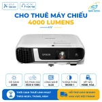 Cho thuê Máy chiếu 4000 Lumens (EPSON EB-FH52) | Độ phân giải FHD 16000:1 | Công nghệ chiếu 3LCD