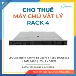 Cho thuê Máy chủ vật lý Rack 4 CPU 2 x Intel® Xeon® E5-2697V4 / SSD 2x500GB / RAM 64GB