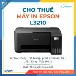 Cho thuê máy in màu đa năng Epson L3210 | Tốc độ 15 - 30 trang/phút | Kết nối USB