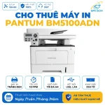 Cho thuê Máy in đa năng Pantum BM5100ADN | Tốc độ in 18 trang/phút | Kết nối USB/LAN