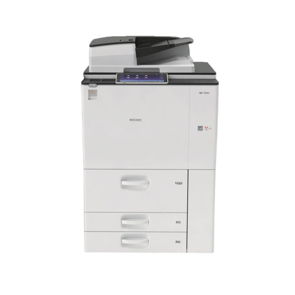 Cho thuê Máy photocopy trắng đen Ricoh 7503 Tốc độ sao chụp 75 trang A4/phút