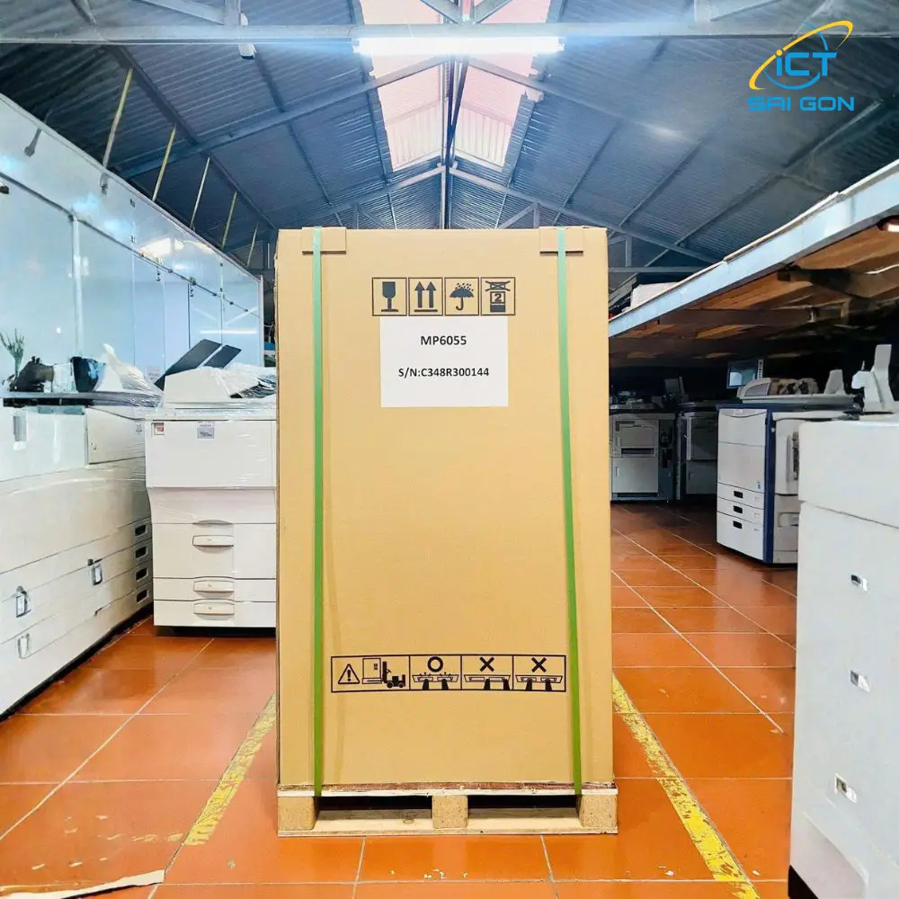 Máy Photocopy RICOH MP 6055 Kết nối USB/LAN/WiFi/Bluetooth - Tốc độ 60 trang/ phút.