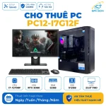 Cho thuê PC Gaming – Đồ hoạ i7-12700F | RTX 3060 12GB/ RAM 32GB/ SSD 512GB (PC12-I7G12F)