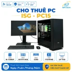Cho thuê PC Render, Thiết kế đồ hoạ ISG-PC15 | Core i9-13900F/ RTX 3070Ti 8GB/ 32GGB/ 1TB/ LCD 24" FHD