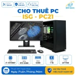 Cho thuê PC Render, Thiết kế đồ hoạ ISG-PC21 | Core i7-14700KF/ RTX 3060 12GB/ 32GB/ 1TB/ LCD 24" FHD