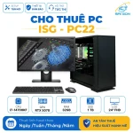 Cho thuê PC Render, Thiết kế đồ hoạ ISG-PC22 | Core i7-14700KF/ RTX 5070 12GB/ 32GB/ 1TB/ LCD 24" FHD
