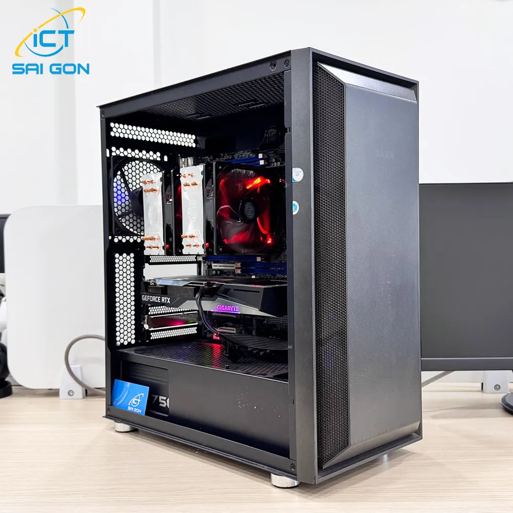 Cho thuê PC14 Xeon Render | 2 x Xeon E5 2686 v4/ GTX 1080Ti 8GB/ 64GGB/ 500GB/ LCD 24" FHD