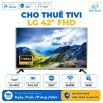 Cho Thuê Tivi 42 Inch FHD LG 42LF550T-TA Cho Trình Chiếu, Giải Trí