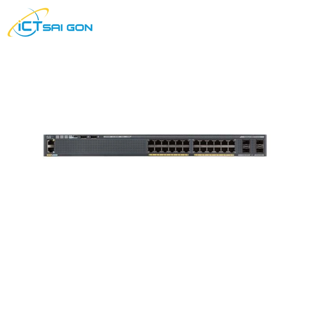 Switch Cisco-WS-C2960X-24TS-L (Đã qua sử dụng)
