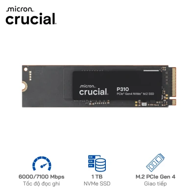 SSD NVMe 500GB Crucial P310 M.2 PCIe 4.0 (CT500P310SSD8)