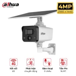Camera IP 4G DAHUA DH-IPC-HFW2441DG-4G-SP-B-MAX 4MP Tích hợp Pin NLMT