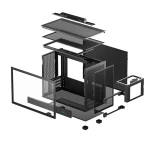 Case Deepcool CH160 PLUS m-ATX | Hỗ trợ Main: Mini-ITX | Tản nhiệt CPU 172mm