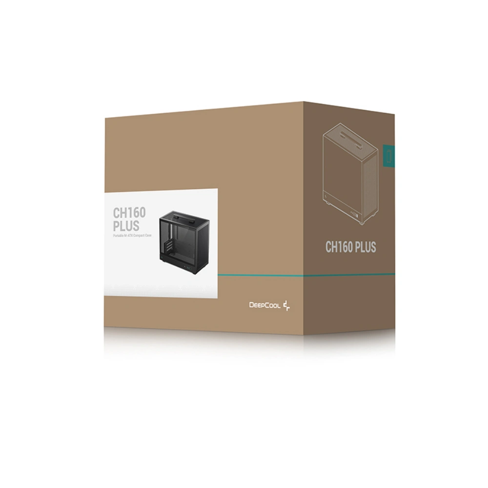 Case Deepcool CH160 PLUS m-ATX | Hỗ trợ Main: Mini-ITX | Tản nhiệt CPU 172mm