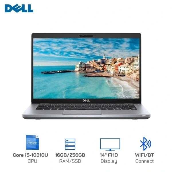 Laptop Dell Latitude 5410 / i5-10310U / 16GB / 256GB / 14 inch FHD / Kết nối: WiFi, Bluetooth