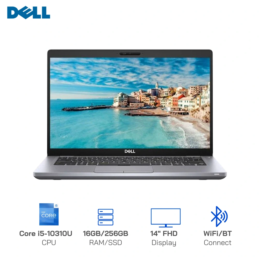 Laptop Dell Latitude 5410 / i5-10310U / 16GB / 256GB / 14 inch FHD / Kết nối: WiFi, Bluetooth