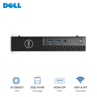 Mini PC cũ Dell Optiplex 3000 Micro Desktop Core i5-12600T, Ram 16GB, SSD 256GB, Wifi + Bluetooth 6E, 99%
