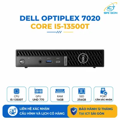 Dell OptiPlex 7020 Micro – Core i5-13500T, RAM 16GB, SSD 256GB