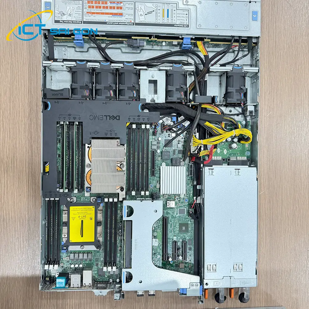 Máy chủ cũ Dell PowerEdge R440, 1 x CPU Xeon Silver 4215, RAM ECC DDR4, RAID PERC H750, Rack 1U