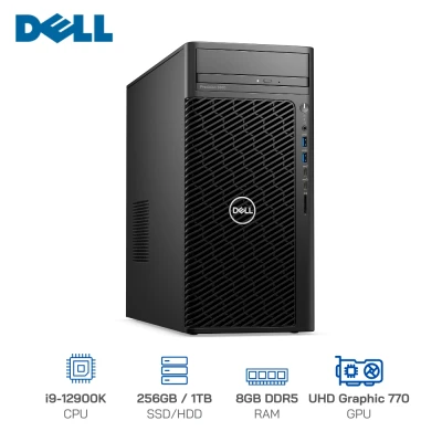 Máy Trạm Dell Precision 3660  (Core i9-12900K/ Ram 8GB/ SSD 256GB + HDD 1TB/ DVDRW/Ubuntu) (WST3660)