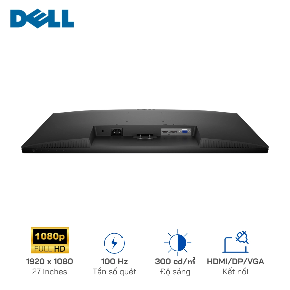 Màn hình Dell Pro E2725HM 27" IPS FHD/100Hz/300nits/Kết nối: HDMI, DP, VGA