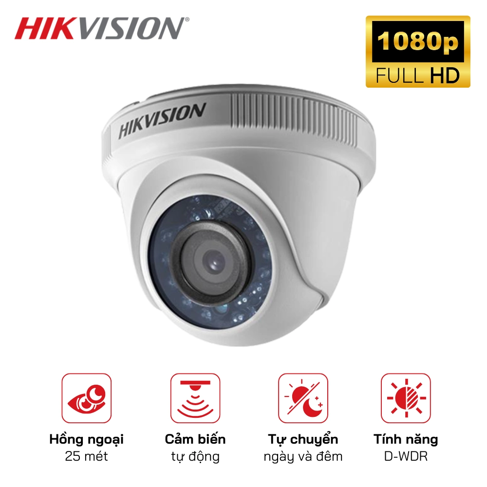 Camera TVI HIKVISION DS-2CE56D0T-IR 2MP IR 25M