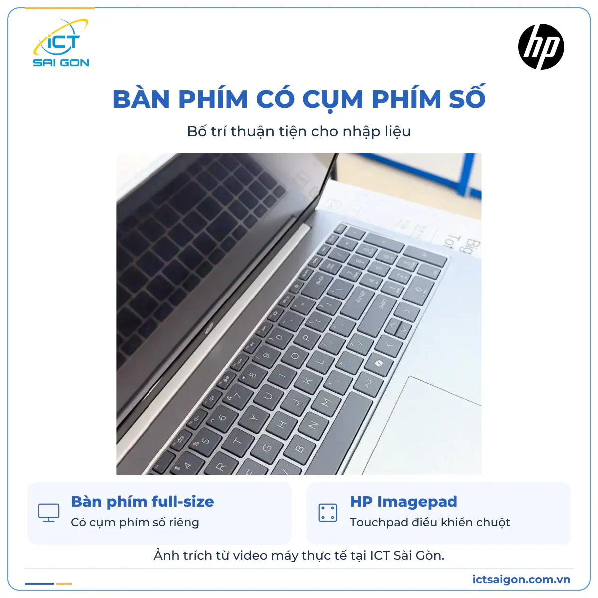 Laptop HP 15-fd2050wm – Core Ultra 5 225U, RAM 8GB DDR5, SSD 512GB, 15,6 inch FHD Touch, Windows 11 Home — ảnh 3