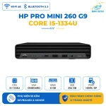 Máy tính để bàn HP Pro Mini 260 G9/ Intel Core i5 1334U/ 8GB DDR4 3200/ SSD 256GB/ USB Mouse & Keyboard/ W11H/ 1Y Onsite
