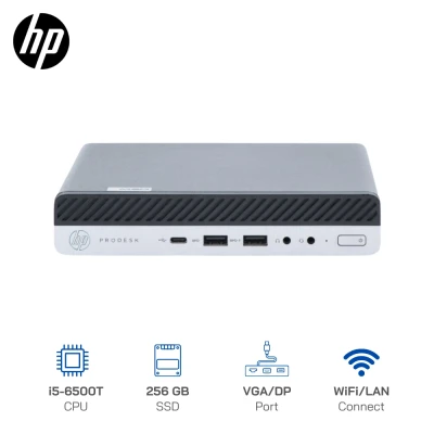 Mini PC cũ HP 400 G3 Core i5-6500T, Ram 8GB, SSD 256GB, Wifi