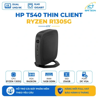 Mini PC HP t540 Thin Client AMD Ryzen R1305G/ Xuất hình: DisplayPort (Barebone)
