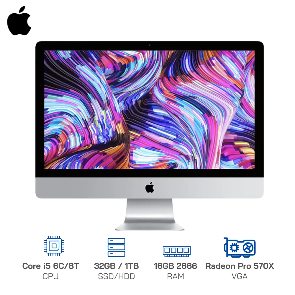 iMac 27 inch 2019 5K [Core i5/16GB/Pro 570X 4G ] MRQY2ZP/A