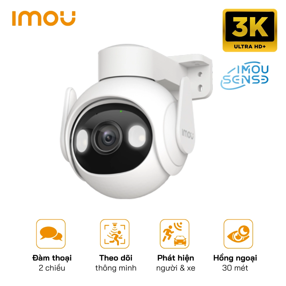 Camera Wifi Quay Quét iMOU IPC-GS7EP-5M0WE 5MP Full Color Đàm Thoại 2 Chiều, Công Nghệ AI