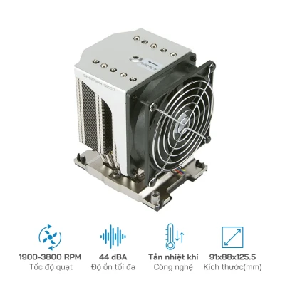 Tản nhiệt CPU Intel Socket 3647 4U Hỗ trợ Socket LGA 3647 TDP 205w