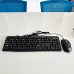 Combo bàn phím+chuột có dây SSTC MK120 Black (104 Key Full-size, Mouse 1000 DPI)
