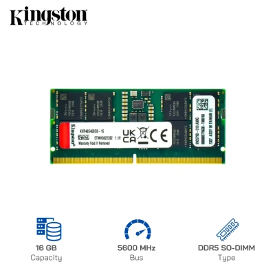 RAM Laptop Kingston 16GB DDR5 5600MHz 1.1V (KVR56S46BS8-16)