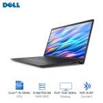 Laptop Dell 15 DC15250 Core™ i5-1334U/ Ram 8GB DDR4/ SSD 512GB NVMe/Màn hình cảm ứng 15.6" Win 11 Carbon Black