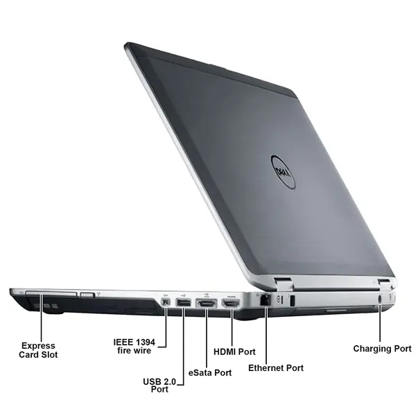 Laptop Dell Latitude E6520 Core I5, Ram 4GB, SSD 120GB, Onboard, Màn hình 15.6 inch HD