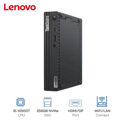 Mini PC cũ Lenovo ThinkCentre M80q Gen 2 Tiny Core i5-10500T, Ram 8GB, SSD 256GB, Wifi 99%