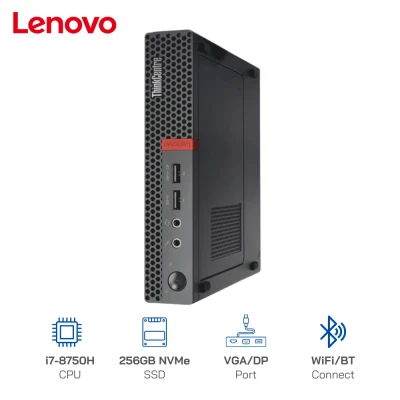 Mini PC cũ Lenovo ThinkCentre M910q Tiny Core i7-8750H, Ram 16GB, SSD 256GB NVME, Wifi