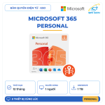 Phần mềm Microsoft 365 Personal Subscr PK Lic 1YR Online APAC EM ESD - Key điện tử - EP2-32313