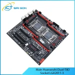 Mainboard Huananzhi Dual T8D - Support 2 CPU - Socket LGA2011-3 - NVME PCIe x4 3.0