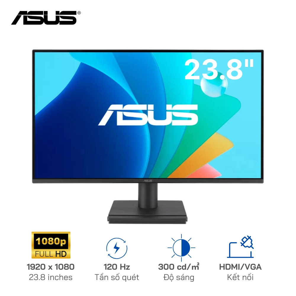 Màn hình ASUS VA249HG-R 23.8 inches | IPS | FHD | 120Hz | 1ms | Kết nối: HDMI/VGA