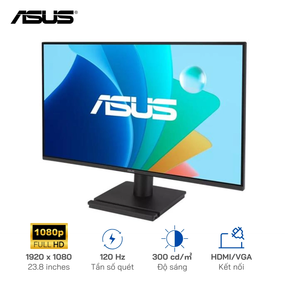 Màn hình ASUS VA249HG-R 23.8 inches | IPS | FHD | 120Hz | 1ms | Kết nối: HDMI/VGA